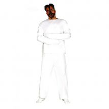 Long costume camisole blanche pour homme (M)