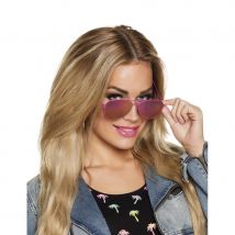 Lunettes d'aviateur avec montures roses