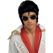 Lunettes d'Elvis avec monture dorée
