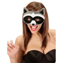 Loup de raton laveur peluche pour adulte