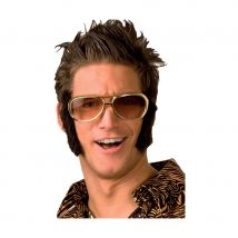 Lunettes Elvis avec montures dorées