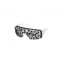 Lunettes en strass noir (NOIR)