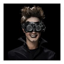 Lunettes futuristes effet métallique