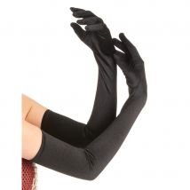 Longs gants noirs de 60cm