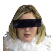 Lunettes grand rectangle noir style lady gaga (Noir)