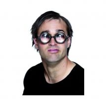 Lunettes loupe qui grossit les yeux. Genre intello (Taille standard)