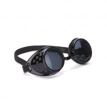 Lunettes noires de motard