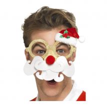 Lunette père noël humoristique (Taille standard)