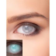 Lentilles quadrillage blanc UV (1 an)