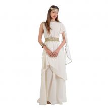 Longue robe blanche de déesse romaine (M)