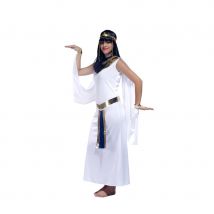 Longue robe blanche de reine égyptienne (M)