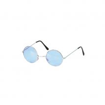 Lunettes rondes bleues