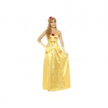 Longue robe de Belle princesse pour femme adulte (L)
