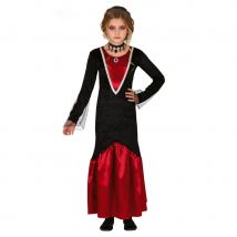 Longue robe de fille vampire pour enfant (5/6 ans)