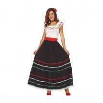 Longue robe mexicaine pour femme (L)