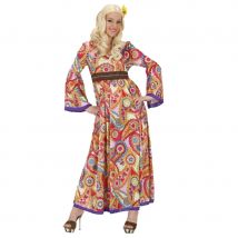 Longue robe motifs hippie grande taille (XXXL)