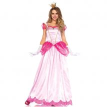 Longue robe princesse peach pour femme (M)