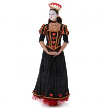 Longue robe reine de coeur pour femme (M)