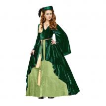 Large robe verte de Scarlett O'Hara (L)