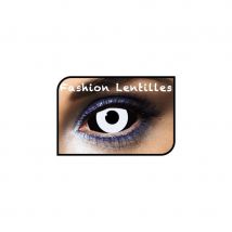 Lentilles sclera blanches et noires (1 an)