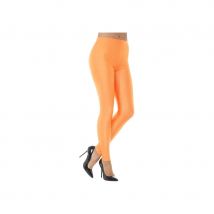 Legging spandex orange fluo années 80 (S)