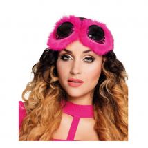 Lunettes Steampunk rose avec froufrous