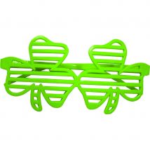 Lunettes trèfle vertes
