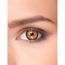Lentilles yeux de monstre orange (3 mois)