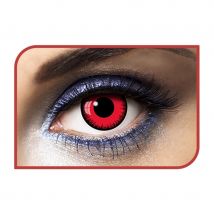 Lentilles yeux rouges contour noir (1 an)