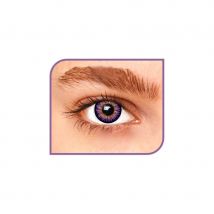 Lentilles yeux violet (3 mois)