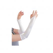 Manchettes blanches de 42cm