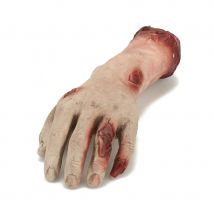 Main coupée en plastique souple