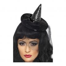 mini chapeau sorcière à pailettes