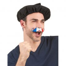 Moustache drapeau France adhésive (France)