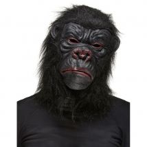 Masque de gorille noir en latex