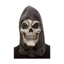 Masque de squelette avec capuche, adulte