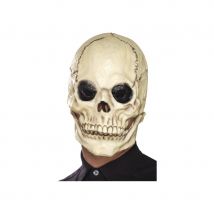 Masque de squelette avec mâchoire mobile