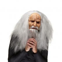 Masque de très vieux monsieur avec cheveux