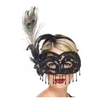 Masque en dentelle avec bandeau