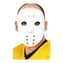 masque hockeyeur (Blanc)