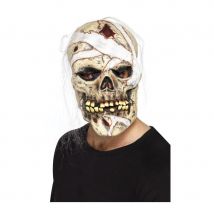 masque latex squelette
