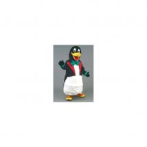 Mascotte pingouin en costume (Taille unique)