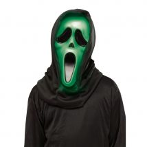 Masque vert lumineux de Scream pour adulte