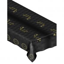 Nappe noire imprimé VIP