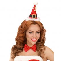 Noeud papillon et chapeau pointu de Noël