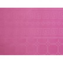 Nappe rose pastel damassée 1.20m x 6m (ROSE)
