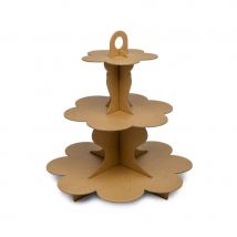 Présentoir 3 étages pour cupcake en carton