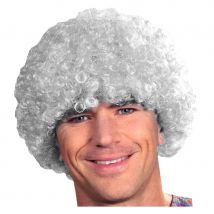 Perruque afro grise luxe (GRISE)