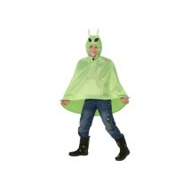 Poncho alien imperméable pour enfant (8/12 ans)