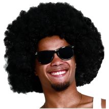 Perruque afro noire (Noir)